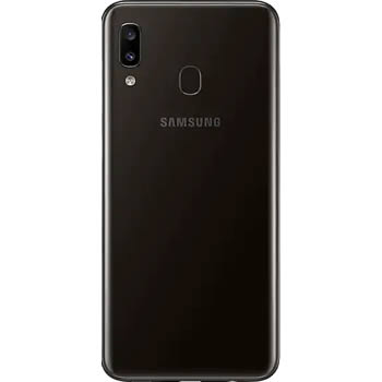Coque arrière noire originale Samsung Galaxy A20