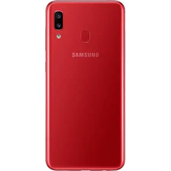 Coque arrière rouge originale Samsung Galaxy A20
