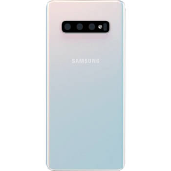 Vitre arrière blanche originale Samsung Galaxy S10 Plus