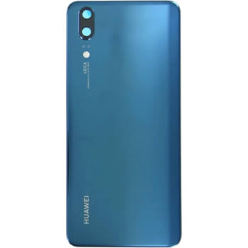 Vitre arrière pour Huawei P20 bleu