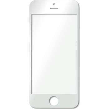 Vitre avant blanche pour iPhone 5