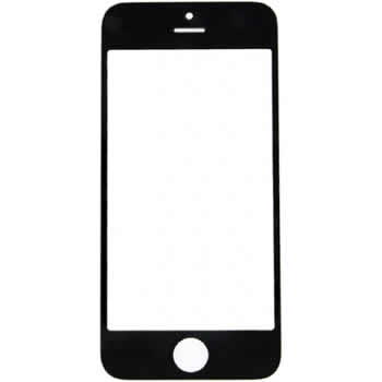 Vitre avant noire pour iPhone 5c