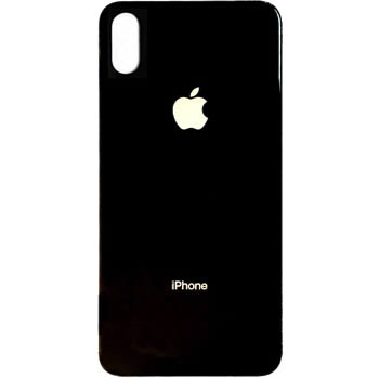 Vitre arrière noire pour iPhone X